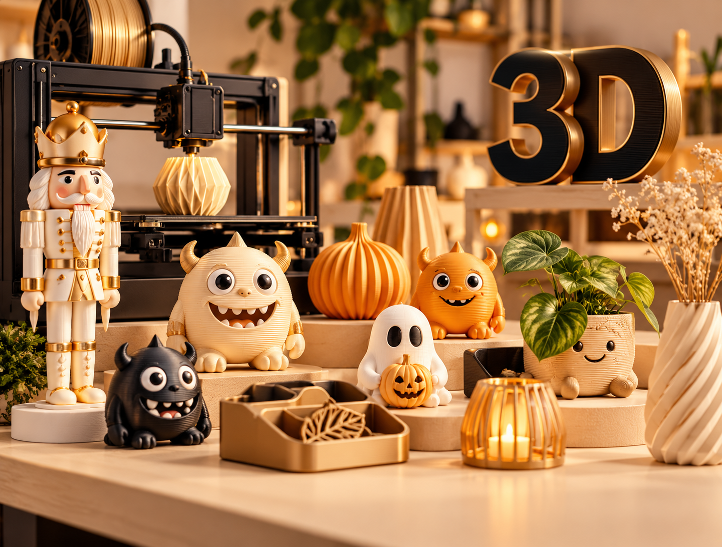 Startseite a high quality warm cozy studio lit 3d printed